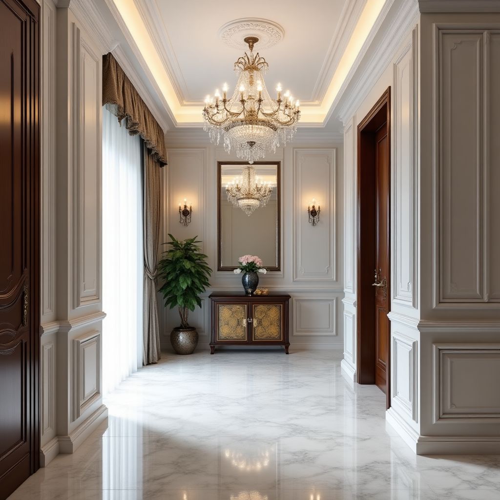 Luksusowe wnętrze apartamentu po remoncie