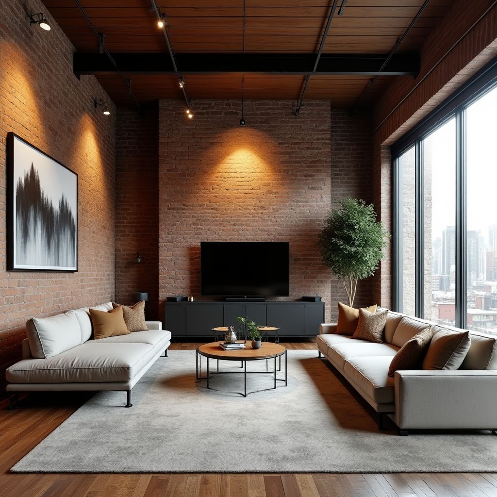 Apartament w stylu industrialnym